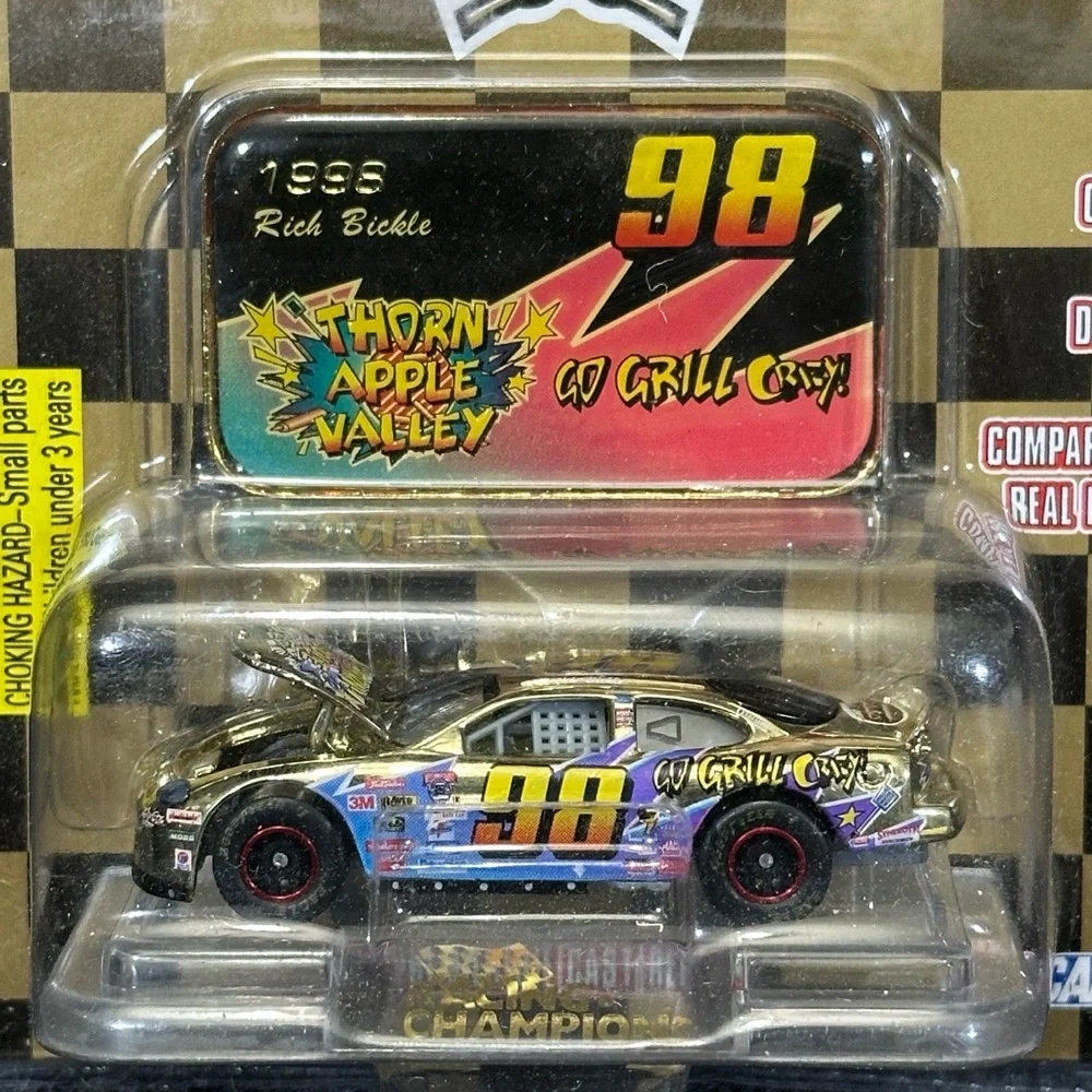 Racing Champions 05052 NASCAR 50th 1:64 Gold Die-cast Car 1998‎ Rich Bickle #98